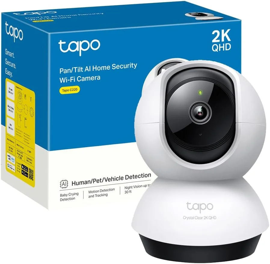 Cámara Wi-Fi de seguridad para exterior TP-Link Tapo C520WS con rotación  360°, 2K
