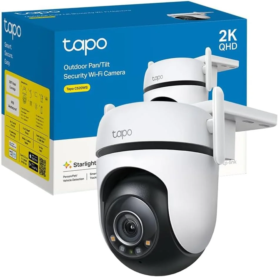  TP-Link Tapo - Cámara de seguridad 2K HD para